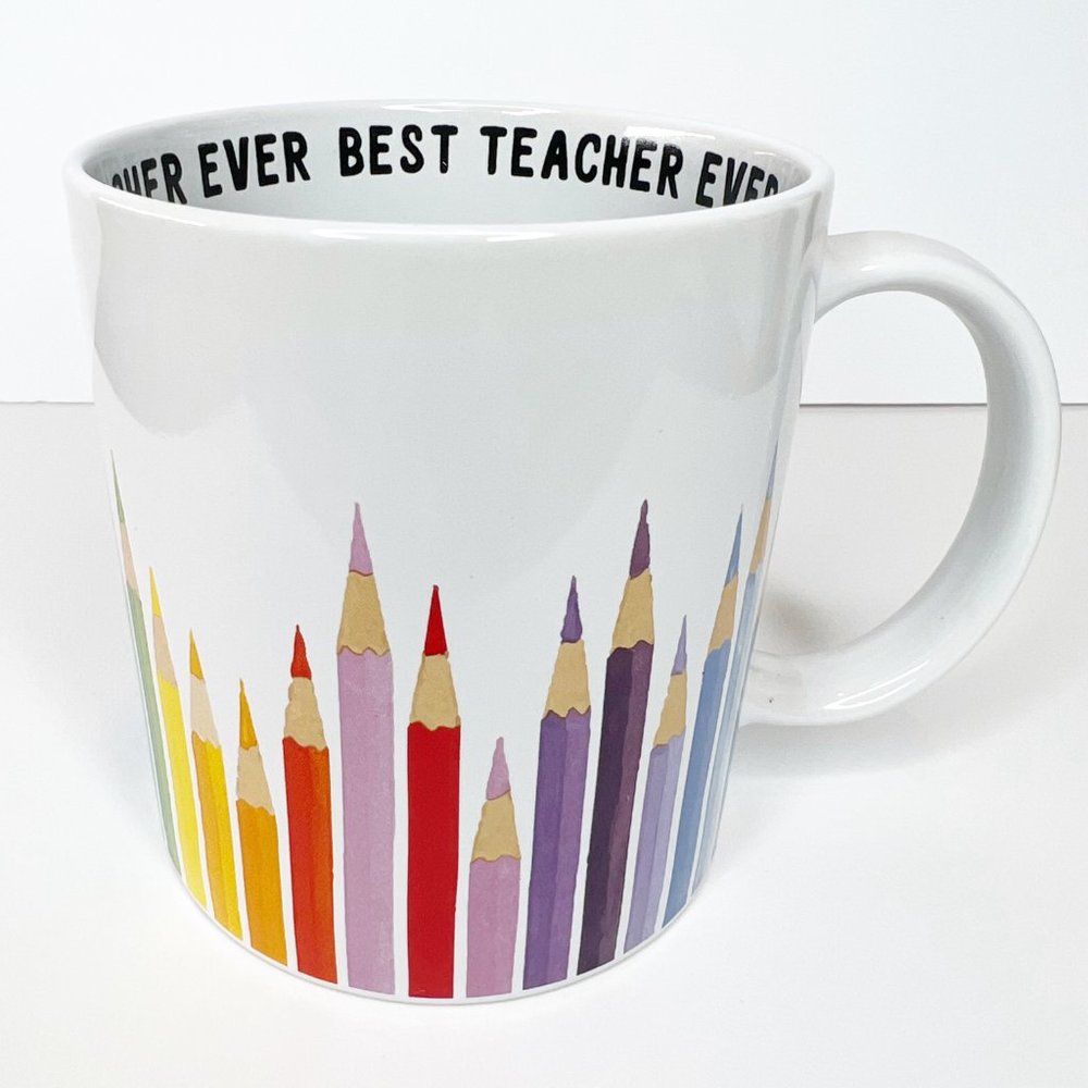Coffee Mug Best Teacher Ever Novogratz Home 22 oz.